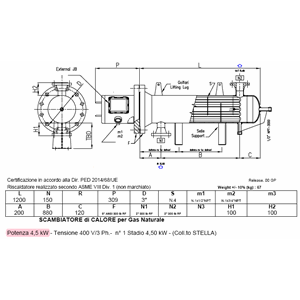LNG Fordamper 500 Nmc for Naturgass
