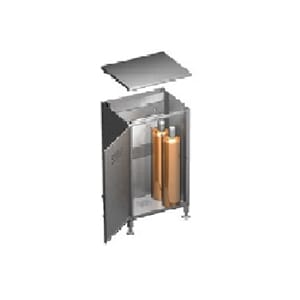 Gasskap Uisolert 6  X 33 kg