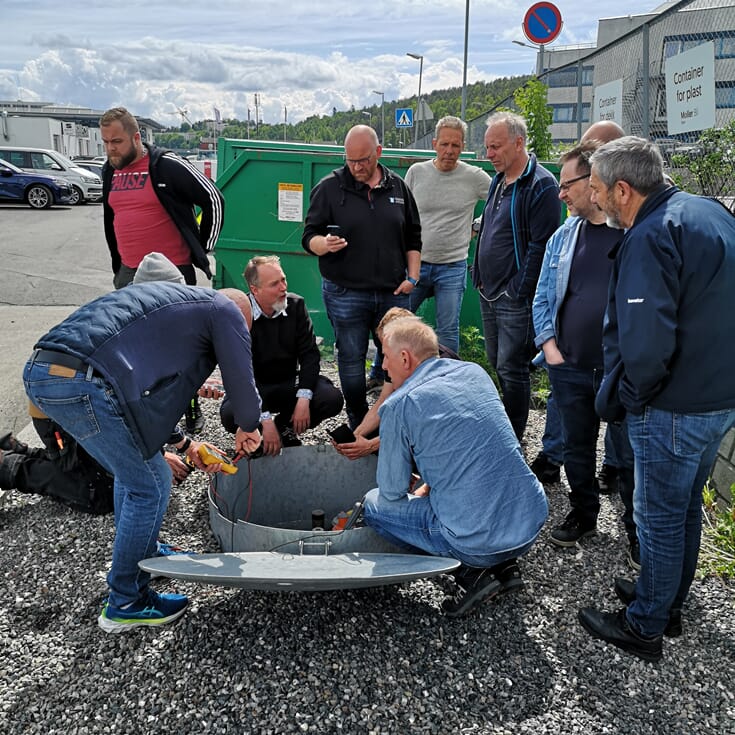 Gass Partner Norge AS avholdt kurs om nedlegging av tanker, anode plassering samt anode målinger.